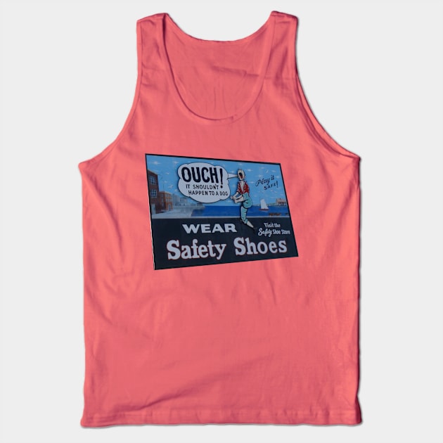 Safety Shoes Billboard Tank Top by Laybov